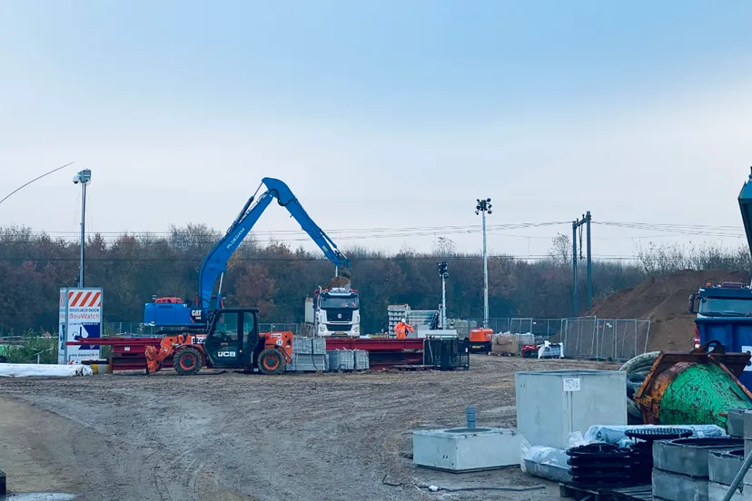 werkzaamheden spoortunnel lintjesweg november 2021