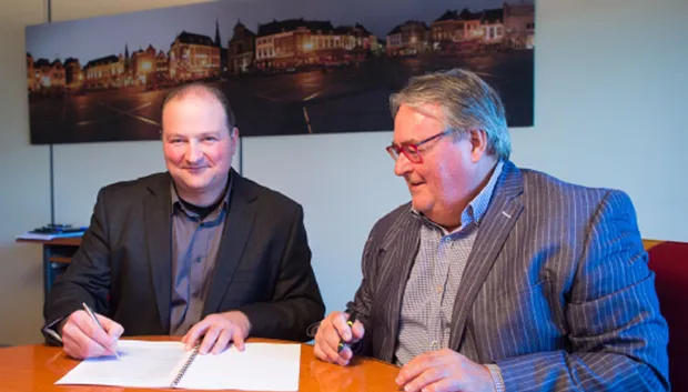 wethouder leon geilen en chris bux