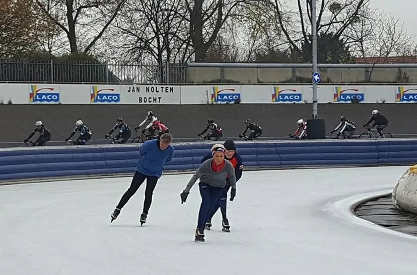 wielerbaan geleen winter 2