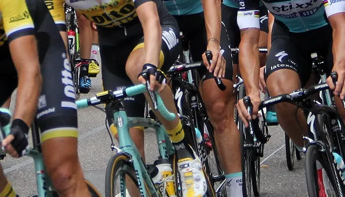 wielrennen fragment peloton