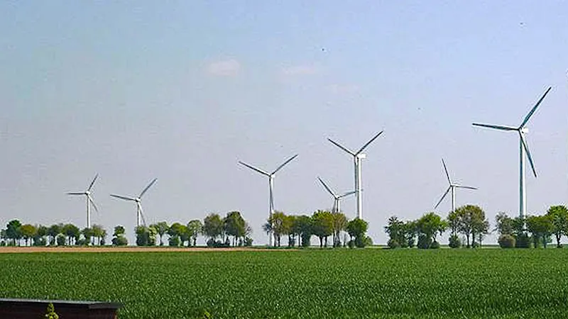 windmolens aan de grens