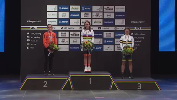 wk wielrennen bergen 2017 individuele tijdrit vrouwenj