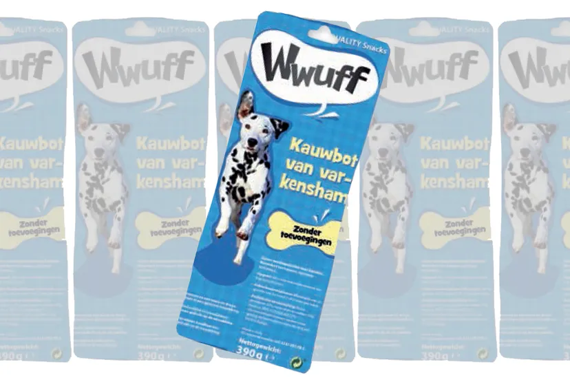 wufff kauwbot waarschuwing