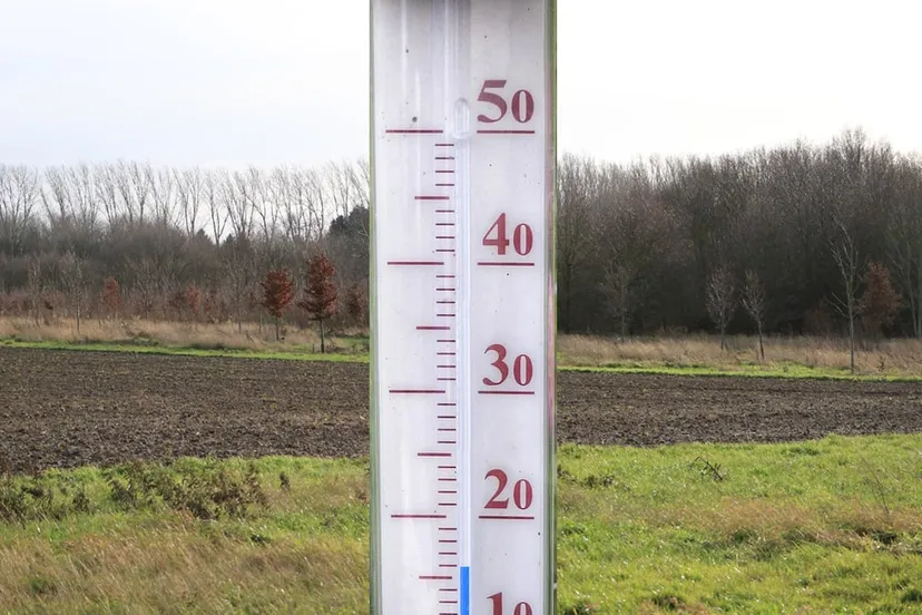 zeer warme decemberdag