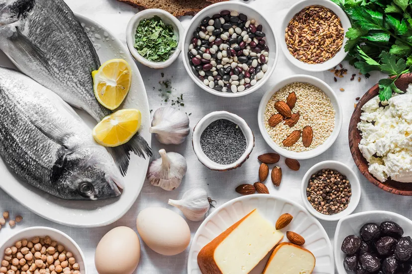 zeevis eieren zuivelproducten