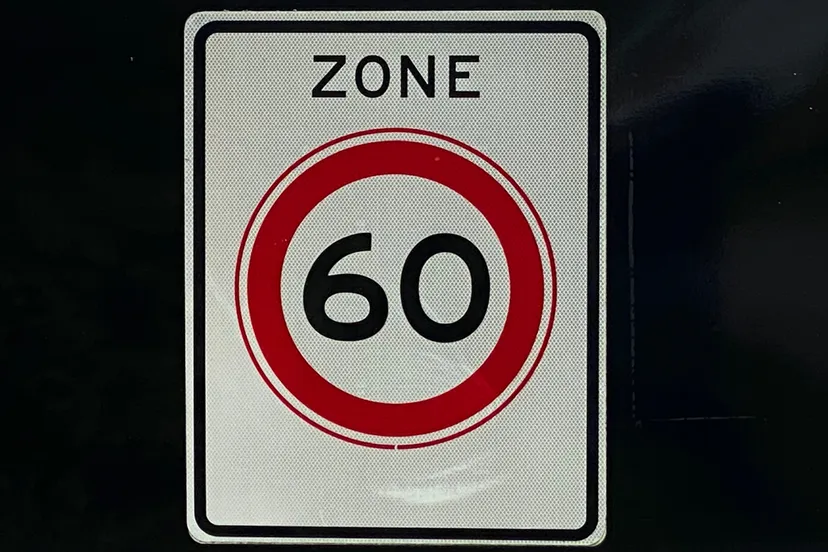 zone 60km per uur