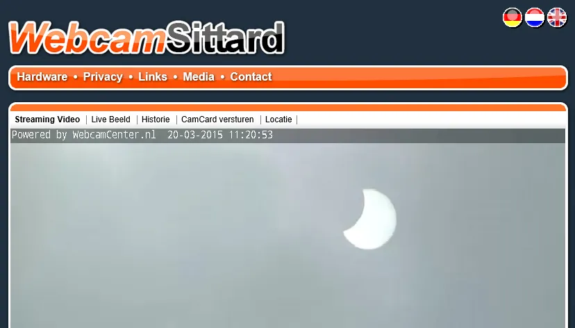 zonsverduistering via webcam