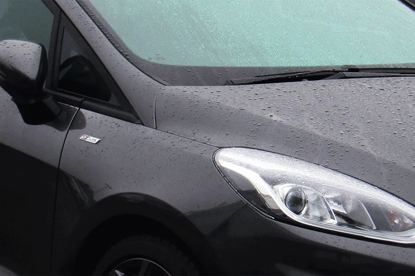 zwarte ford fiesta st line gestolen