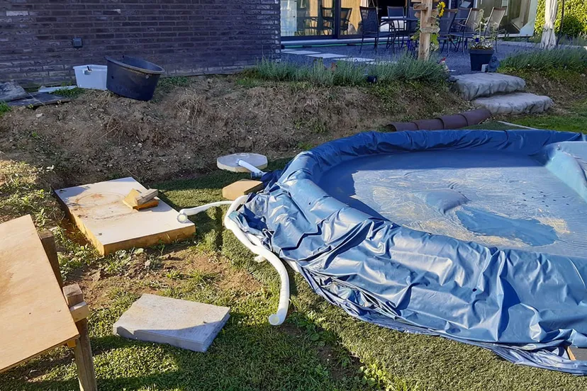 zwembad tuin nieuwstadt