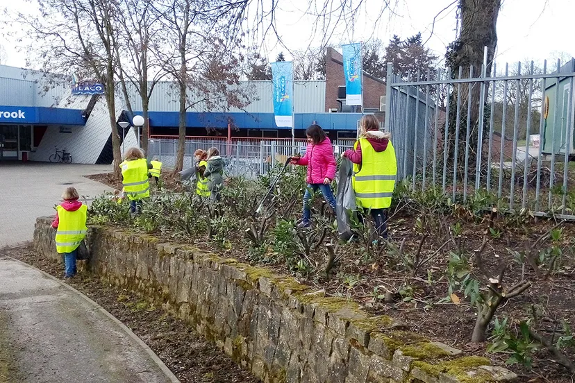 zwerfvuil opruimen glanerbrook
