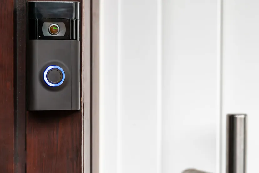 deurbel met ingebouwde bewakingscamera