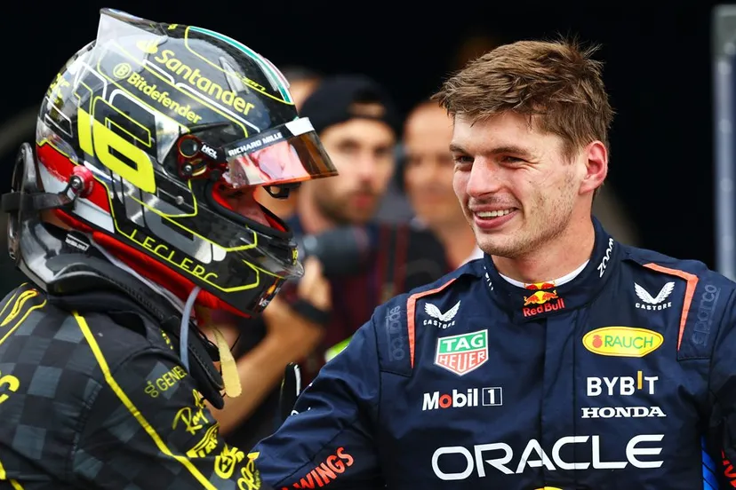 2024f1gp16 verstappen feliciteert leclerc