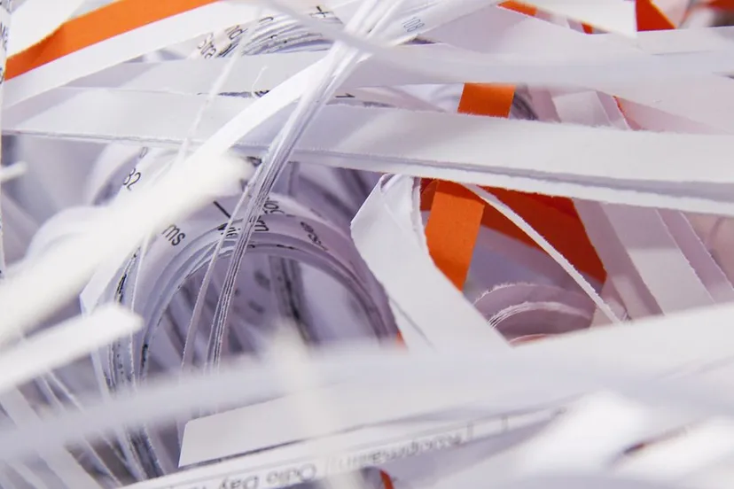 papierafval shredder