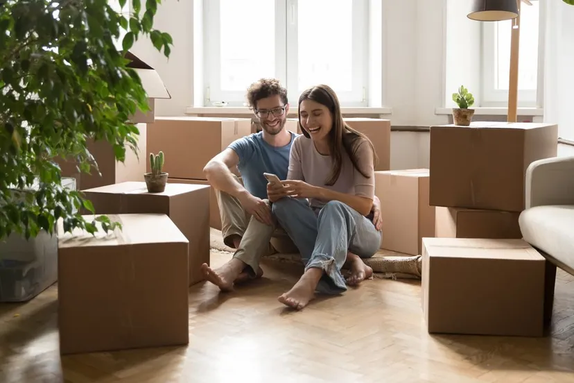 verhuisd naar nieuwe woning