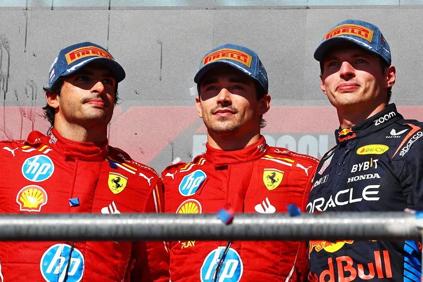 2024f1gp19 sainz leclerc verstappen