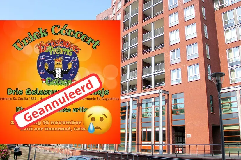 geannuleerd promsconcert november 2024 hanenhof geleen
