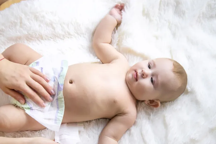 luier verschonen bij baby