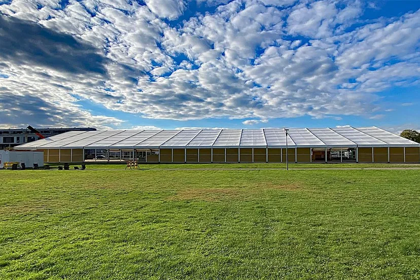 opbouw brand weizen paviljoen 2 2024 gestart