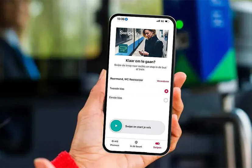swipe en start je reis