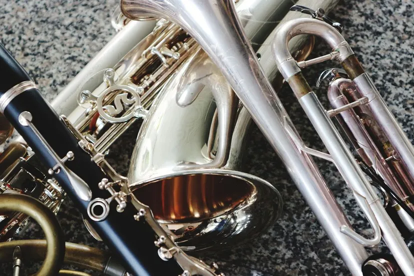 muziekinstrumenten jazz orkest