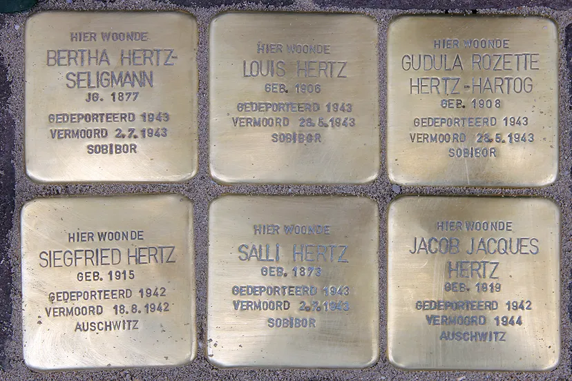 stolpersteine putstraat boven 24 juni 2016