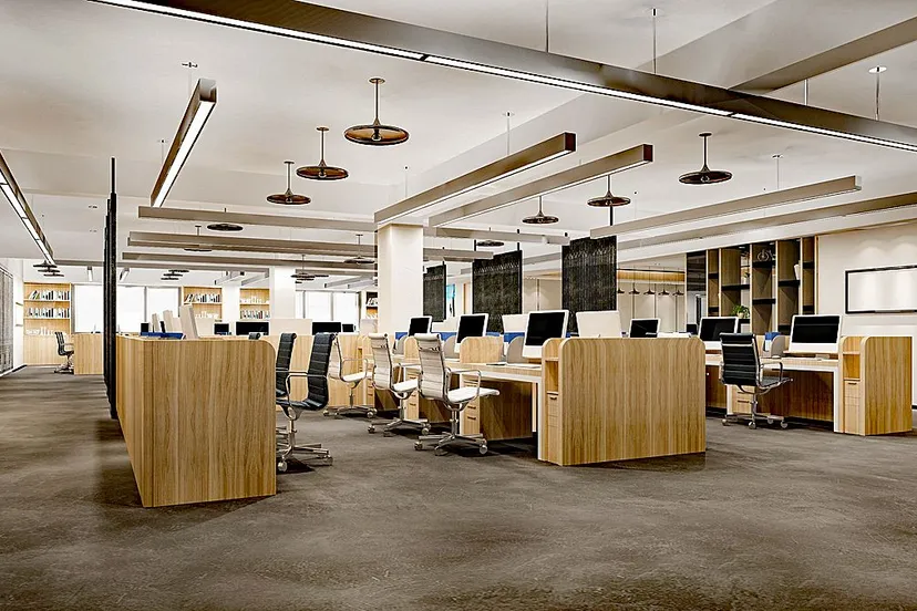 3d rendering business meeting working room office building