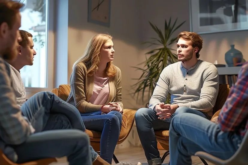 supportive mental health discussion circle