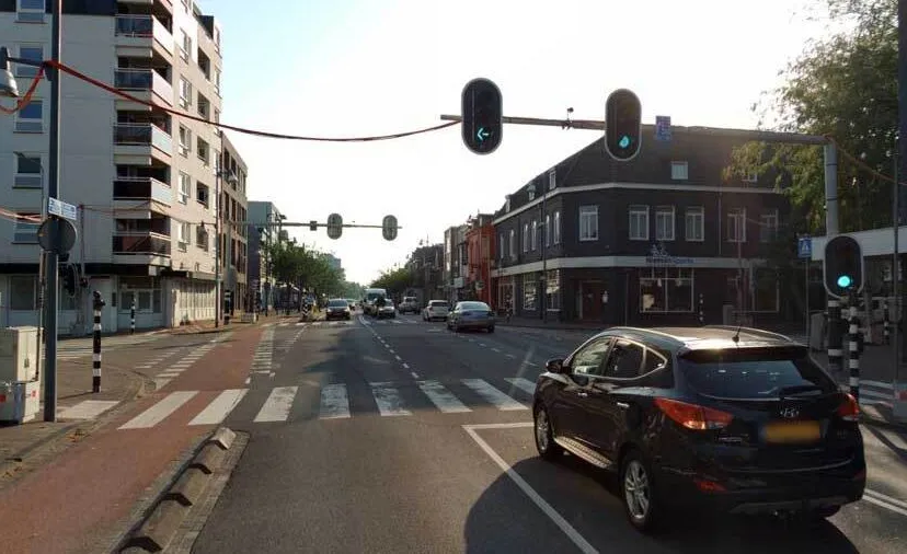 verkeerslichten geleen centrum groenstraat beekhoverstraat