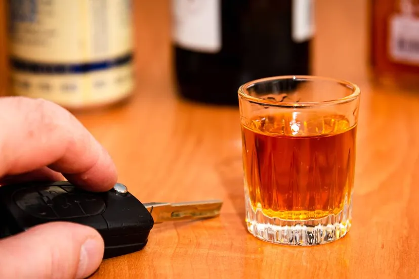 rijden alcohol autosleutels