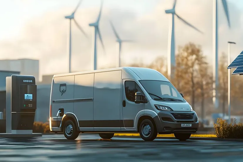 elektrische bestelbus opladen