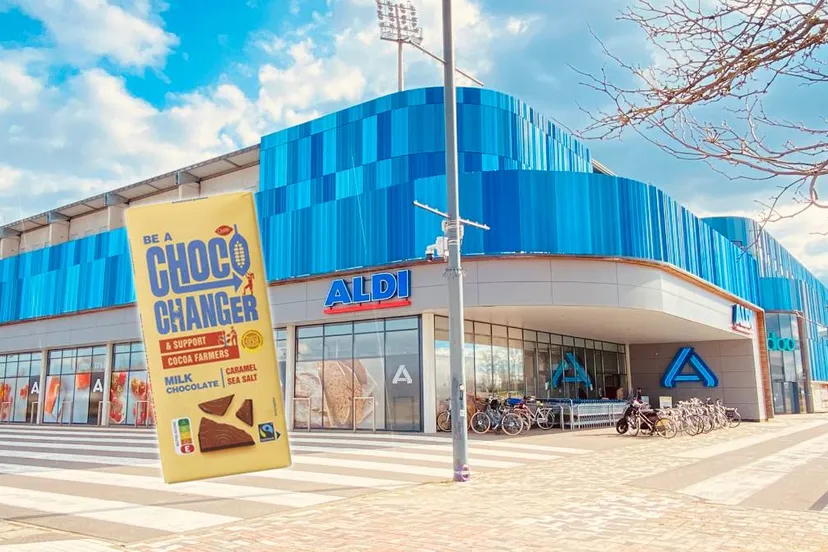 veiligheidswaarschuwing chocochanger aldi supermarkt fortuna stadion