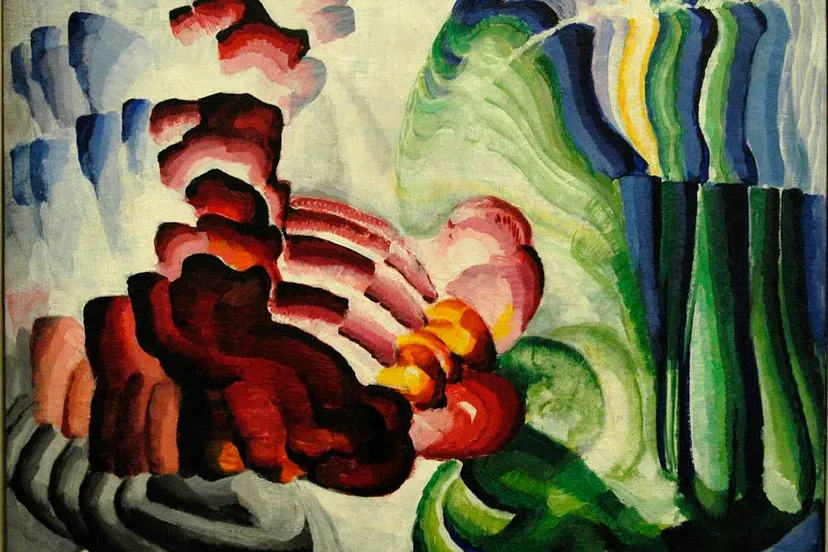 voorbeeld abstractekunst compliment door frantisek kupka