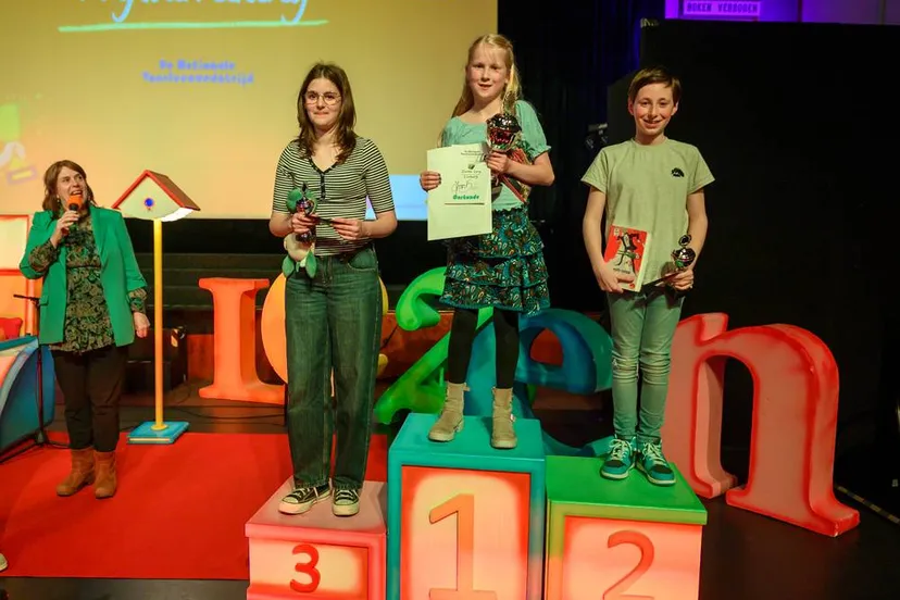 winnaars de nationale voorleeswedstrijd 2025 limburg
