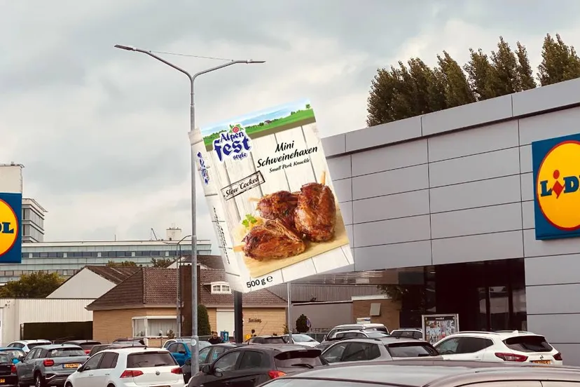veiligheidswaarschuwing mini schweinehaxen lidl supermarkt sittard