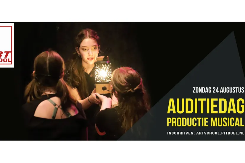 Banner Wit Auditie Musical 2025