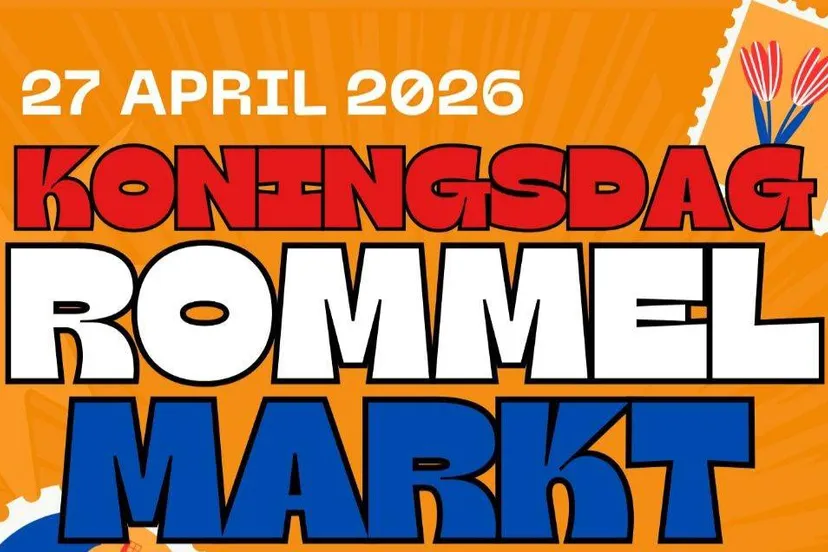 Rommelmarkt Born Koningsdag 2026 poster top