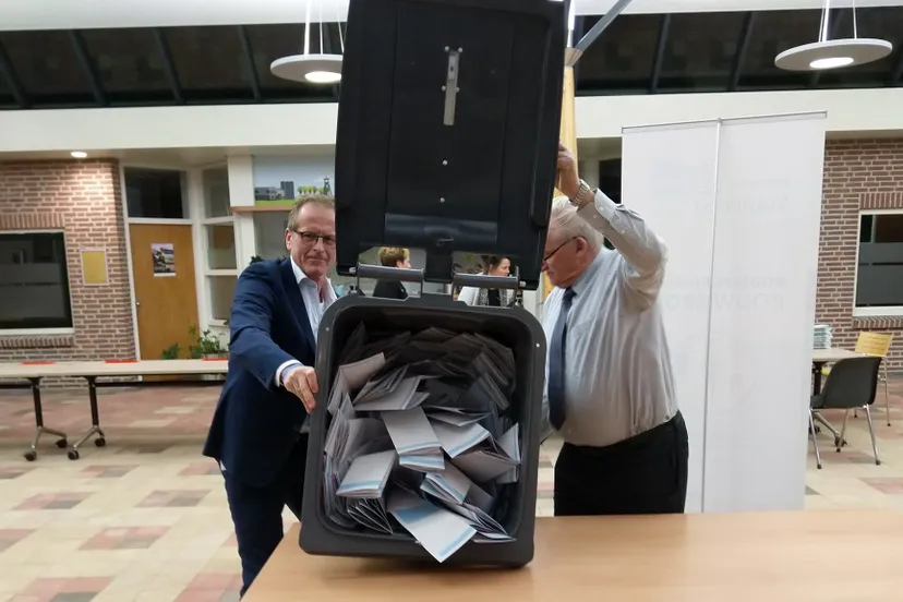 de stemmen worden geteld gemeente staphorst