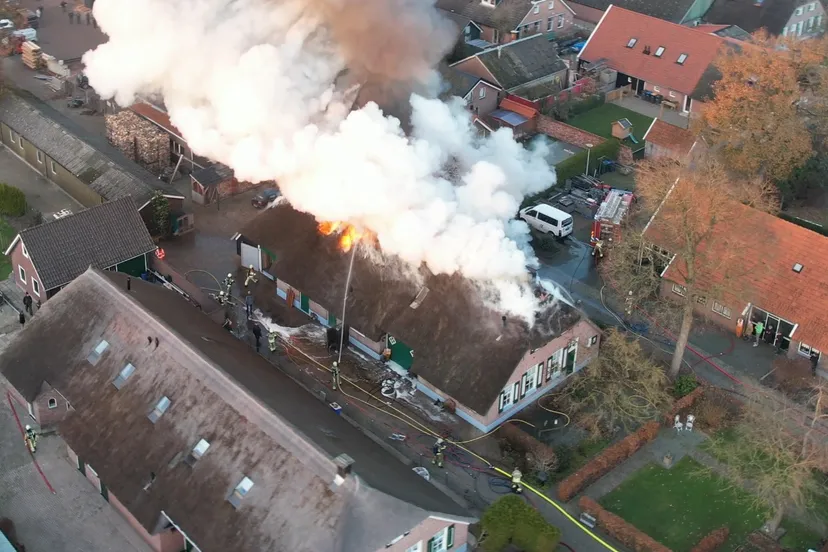 dronebeeld grote brand 12 12 2022 justin meinema