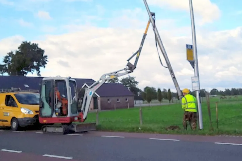 laatste oude lantaarnpaal gemeenteweg staphorst1