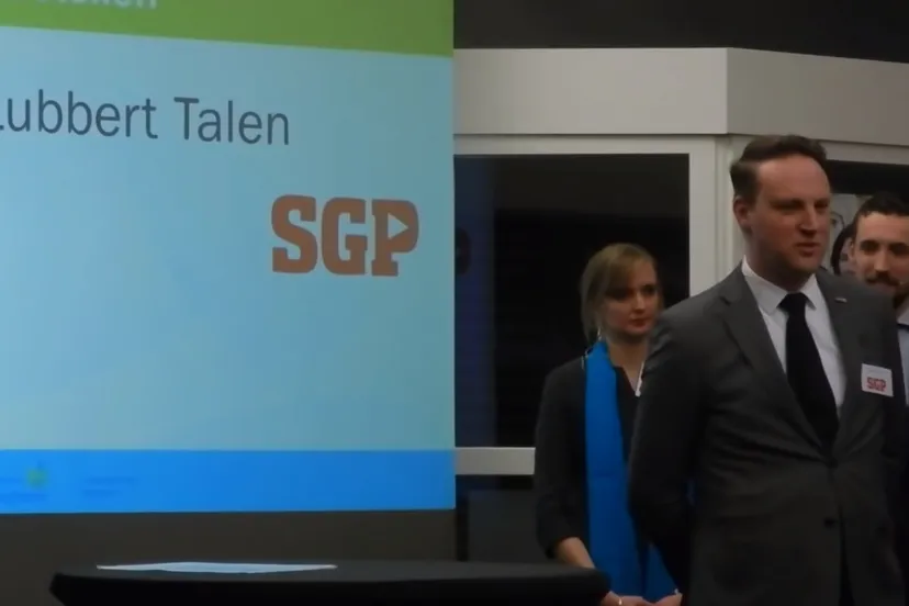 lubbert talen tijdens debat