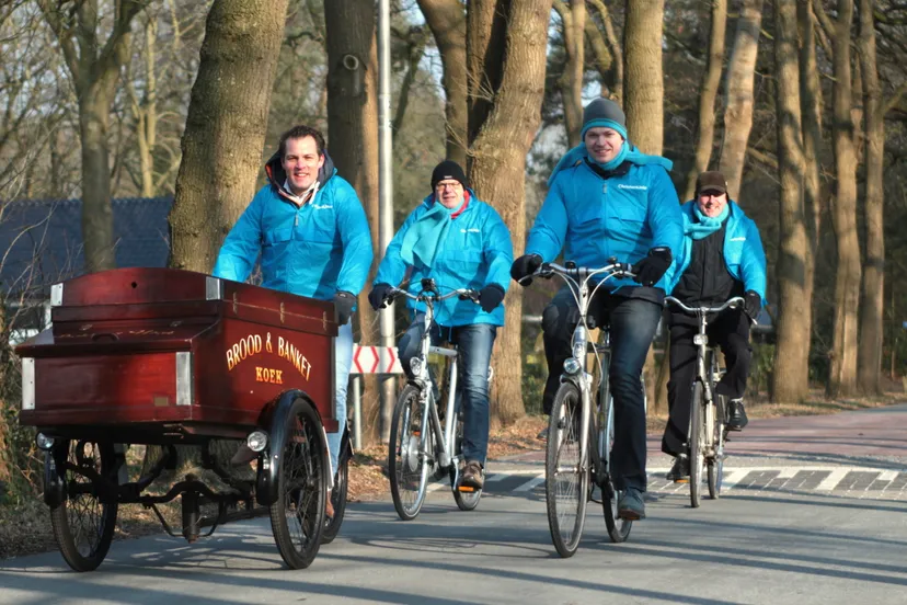 op de fiets