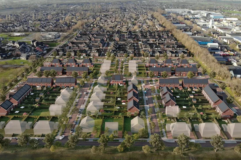 overzicht nieuwbouw de slagen via boertjes