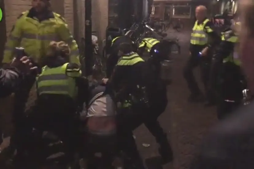 screenshot dumpert politie meppel uitgaansgeweld