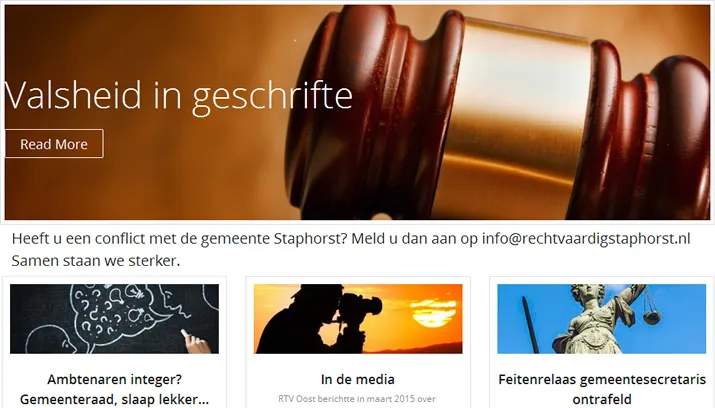 screenshot rechtvaardig staphorst