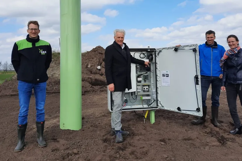 wethouder mulder start windmolen