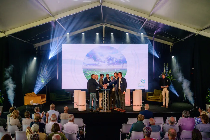 opening windpark bovenwind