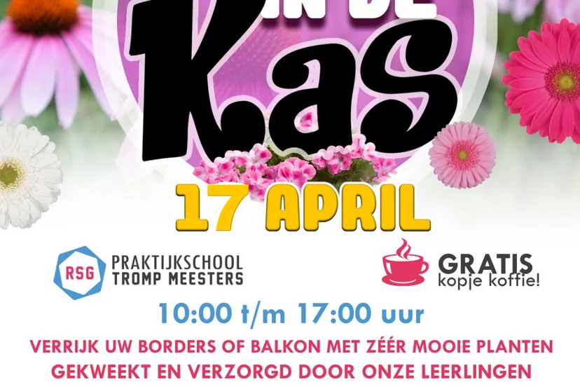 kom in de kas flyer