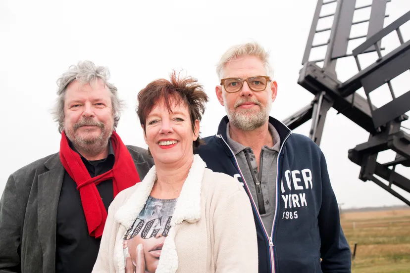 lijsttrekkers groenlinks vlnr van der ende makken van vlijmen foto lia goen 1