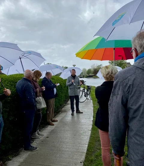 roy de witte opening fietspad kalenberg