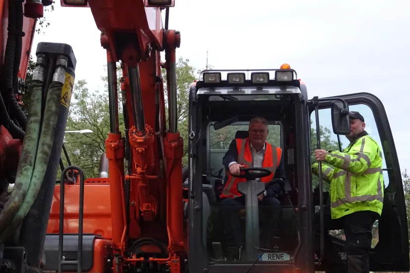 start werkzaamheden vervangen abris 14 oktober 2019